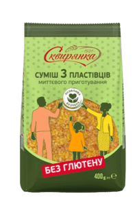 Микс 3 вида хлопьев  быстрого приготовления без глютена