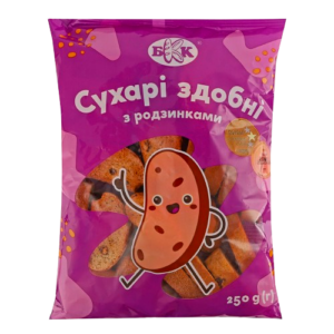 Сухари с изюмом БКК