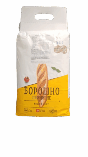 Мука  пшеничная высшего сорта 5кг